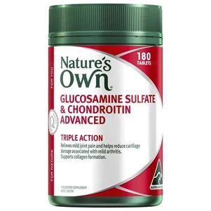 (PRE ORDER) Nature's Own Glucosamine Sulfate & Chondroitin Advanced 180 Tablets shelf life 2yrs